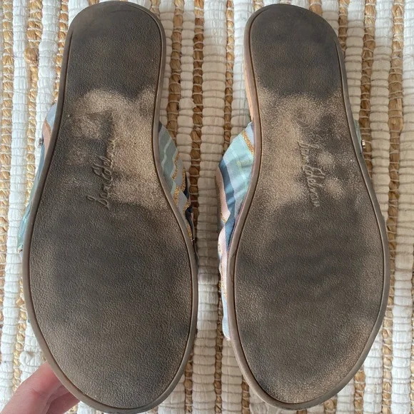 Sam Edelman Multicolor Striped Sandal Slides - Picture 4 of 7